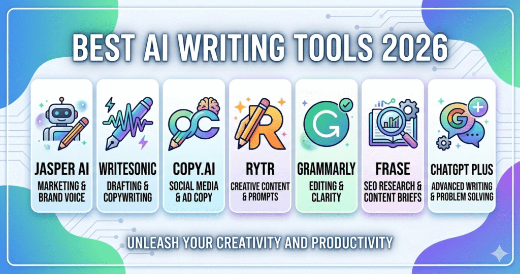 Write Tools Chart Best AI Writing Tools 2026: Ranked & Reviewed