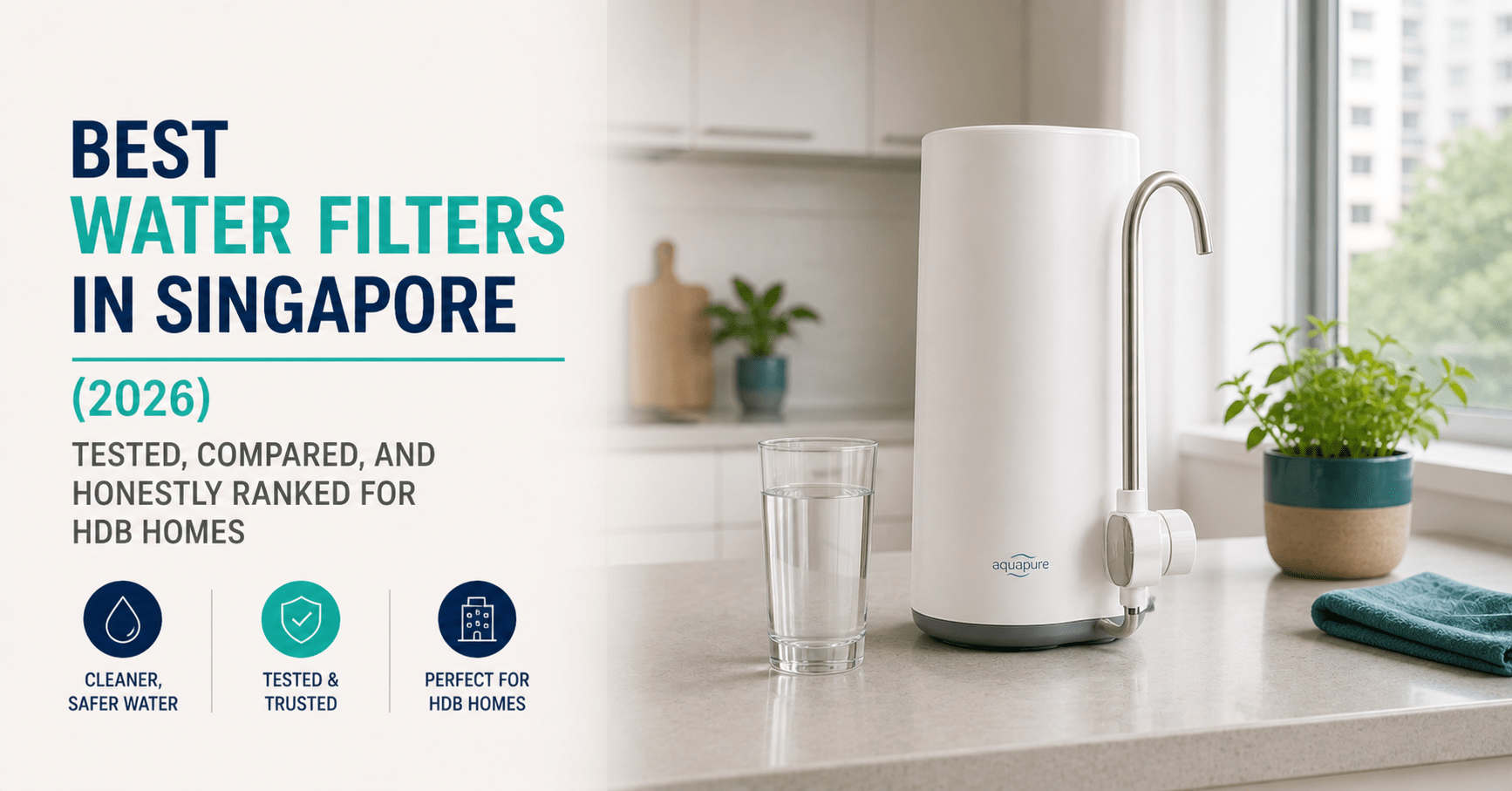 Best water filters for HDB homes