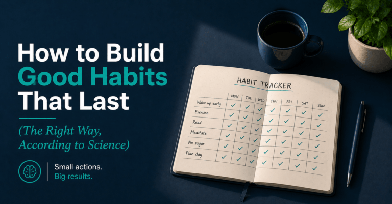 How to Build Good Habits That Last