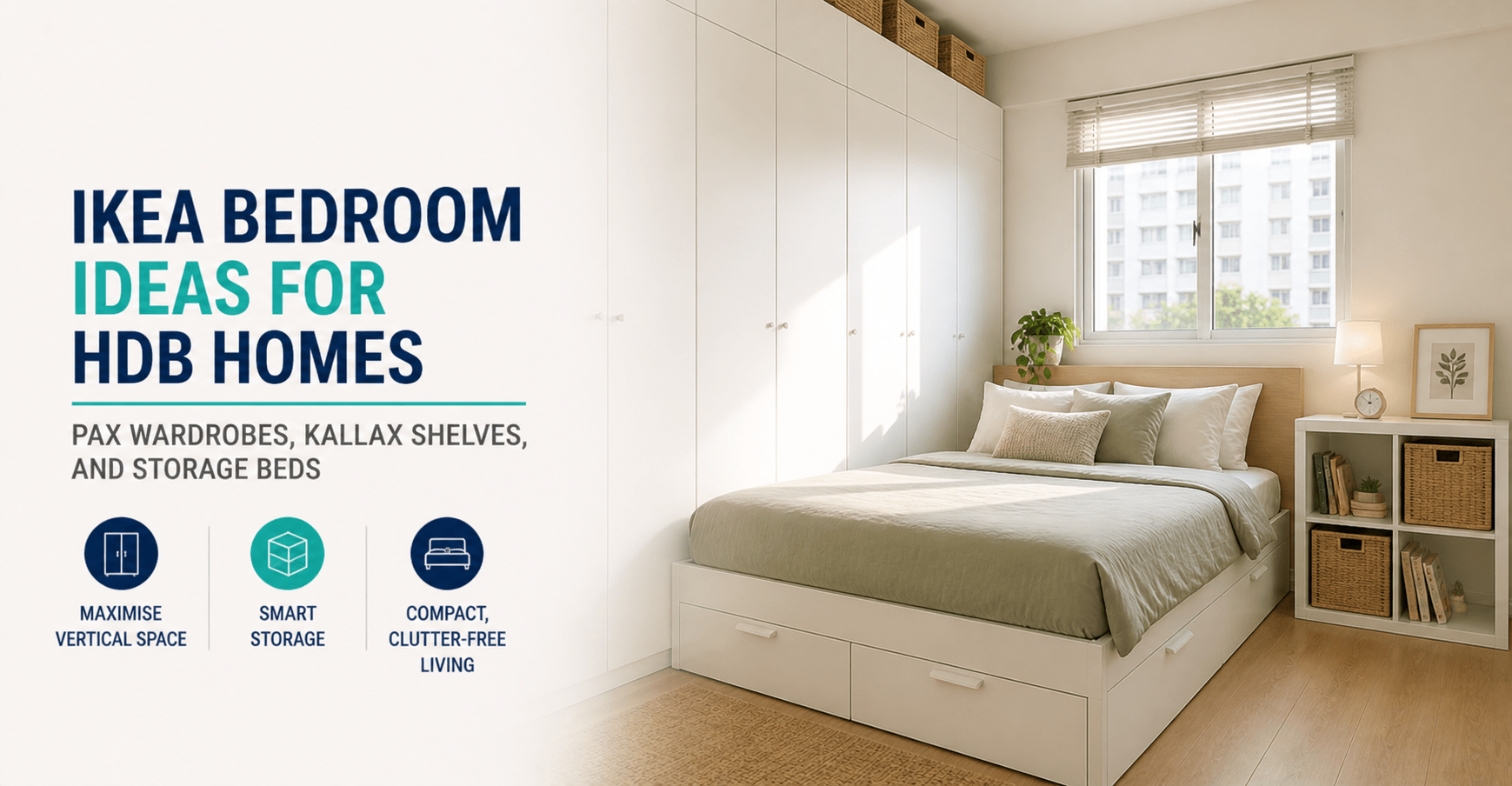 IKEA hacks for HDB bedrooms Singapore 2026 — small space storage and furniture ideas