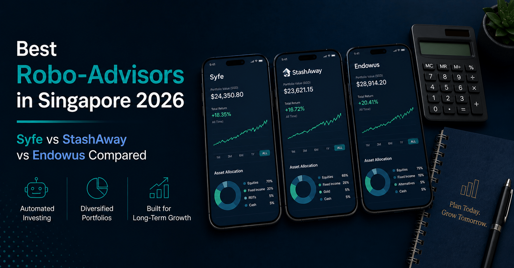 Top robo-advisor comparisons in Singapore