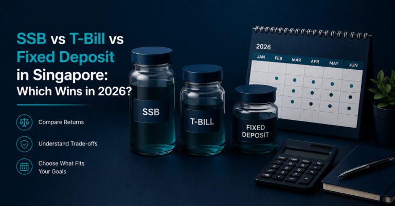 SSB vs T-bill vs fixed deposit Singapore 2026 comparison showing yields and liquidity differences
